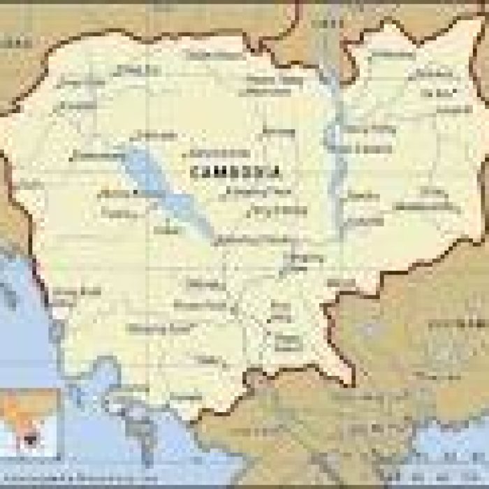 Cambodia map