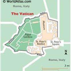 vatican city Map