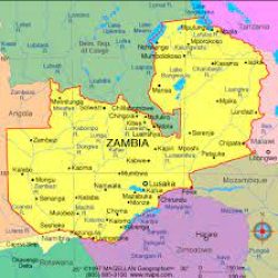 zambia map